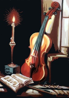 Gobelin art.14861 36cmX50cm violina