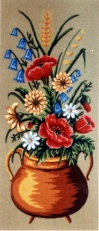 Gobelin art.18623 52cmX22cm šopek v vazi