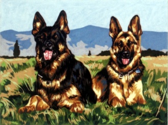 Gobelin art.40114 30cmX40cm dva psa