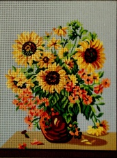 Gobelin art.40134 30cmX40cm vaza/sončnice
