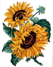 Gobelin art.43102.01 18cmX14cm sončnice velike