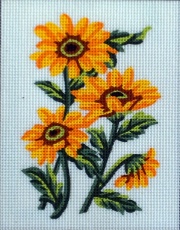 Gobelin art.43107.01 18cmX14cm sončnice male