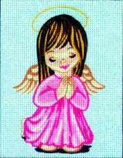 Gobelin art.43320.01 18cmX14cm angel Dekle