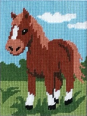 Gobelin art.43330.01 18cmx14cm konjiček