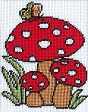 Gobelin art.43334.01 18cmX14cm tri mušnice