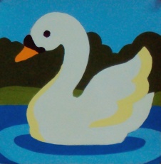 Gobelin art.44108.01 11cmX11cm labod