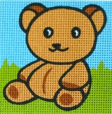 Gobelin art.44115.01 11cmX11cm medvedek