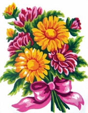 Gobelin G 14x18cm Šopek marjetic art.3.283