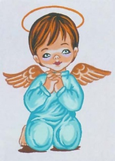 Gobelin G 30x22cm Angelček v molitvi art.6.014