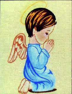 Gobelin L art.43318.01 18cmx14cm fantek angelček