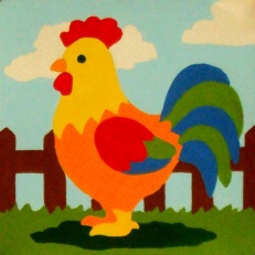 Gobelin L art.44110.01 11cmX11cm Petelin