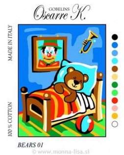 Gobelin s prejicami 18x14 cm art.P38072001