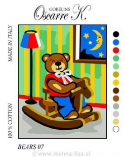 Gobelin s prejicami 18x14 cm art.P38072007