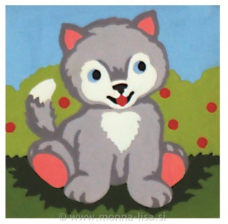 Gobelin s prejicami 22x22cm art.164500