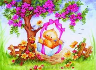 Gobelin s prejicami 30X22 cm art.6301