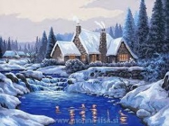 Gobelin s prejicami 40x30cm art.10383