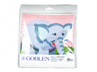 Gobelin s prejicami art. 1006 Slonček vel. 22x22