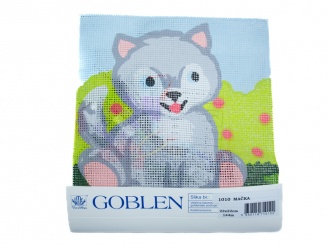 Gobelin s prejicami art. 1010 Mačka 22x22cm UNITAS
