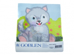 Gobelin s prejicami art. 1010 Mačka 22x22cm UNITAS