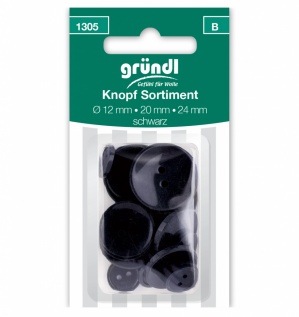 Gumbi črni SORT art.1305