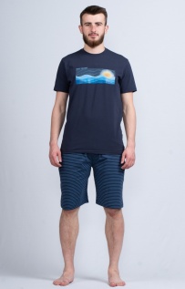 Moška pižama kratek rokav NIGHT SECRET art.108120 D436
