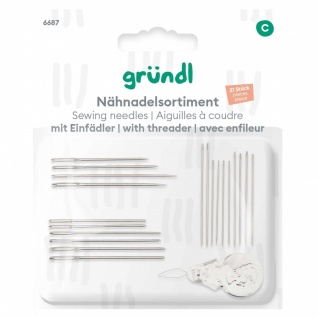 Ročne šivanke z vdevalcem 21/1 art.6687