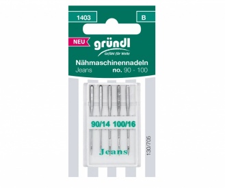 Strojne šivanke Jeans 90-100 art.1403