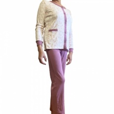 Ženska pižama na gumbe art.2707 BOA