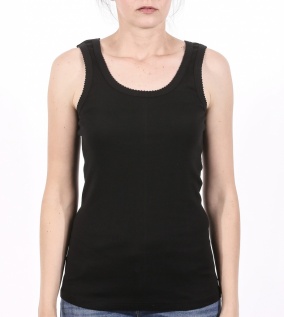 Ženska spodnja majica BOA črna brez čipke art.2213